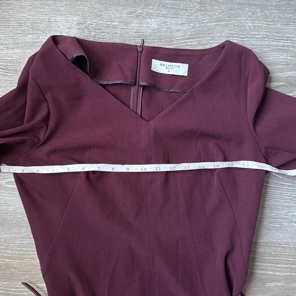 MM Lafleur The Alexandra 2.0 Dress claret size 12 - Picture 11 of 13